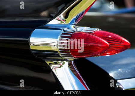 1959 Cadillac Sedan deville. Sharp pinna di coda con doppio bullet luci di coda Foto Stock