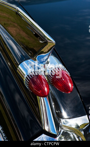 1959 Cadillac Sedan deville. Sharp pinna di coda con doppio bullet luci di coda Foto Stock