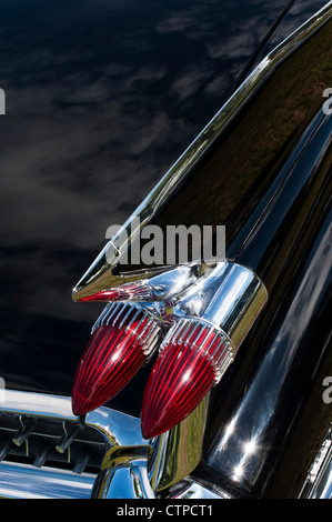 1959 Cadillac Sedan deville. Sharp pinna di coda con doppio bullet luci di coda Foto Stock