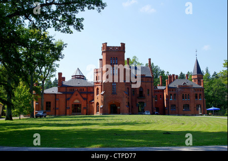 Il castello nel sud dell'Estonia. Sangaate Foto Stock