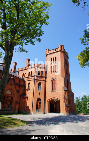 Il castello nel sud dell'Estonia. Sangaate Foto Stock