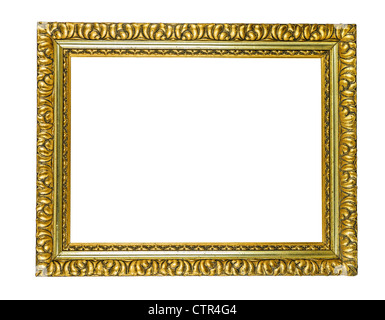 Antique golden cornice immagine Foto Stock