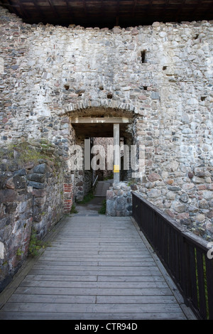 Raasepori resti del castello medievale, Finlandia Foto Stock