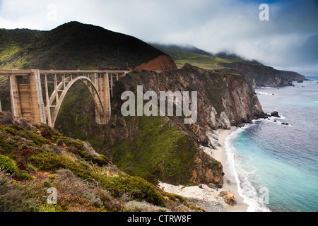 Big Sur, costa Californiana. Foto Stock