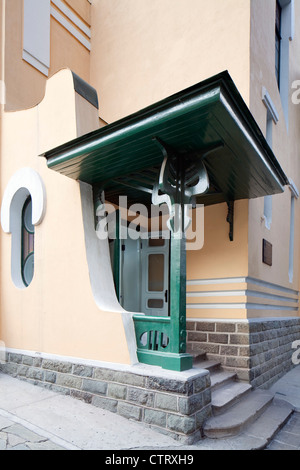 Lo stile architettonico di Harbin mostra una combinazione unica di orientali e di architettura Europea stili. La città è ben Foto Stock