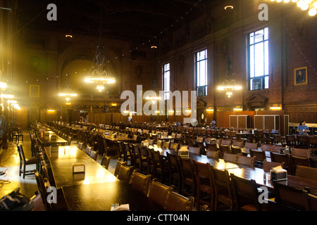 Sala da pranzo presso la Yale University di New Haven CT Foto Stock