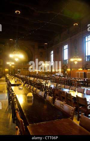 Sala da pranzo presso la Yale University di New Haven CT Foto Stock