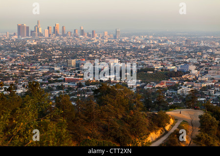 Vista la dalla Griffith Park Foto Stock