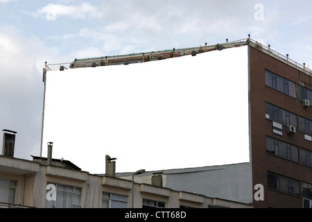 Grande Vuoto Wallscape orizzontale Billboard - compreso il percorso di clipping intorno la zona vuota Foto Stock
