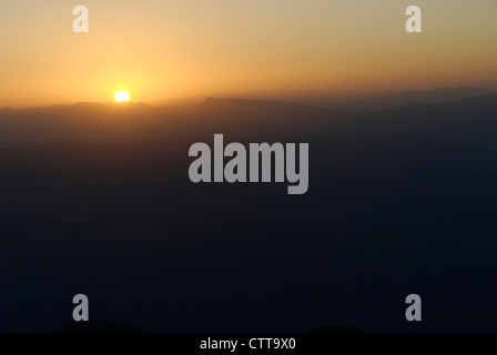 Sonnenaufgang in den Bergen sunrise in montagna Foto Stock