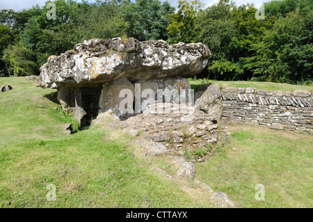 Tinkinswood megalitico di camera di sepoltura Glamorgan Galles Cymru REGNO UNITO GB Foto Stock