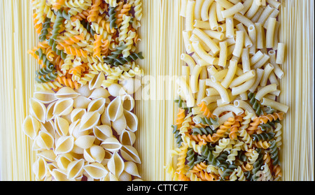 Raccolta di vari pasta Foto Stock