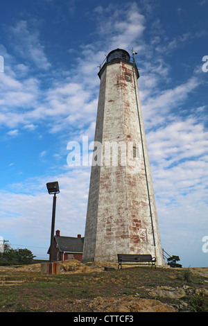 Le Cinque miglia di punto luce in New Haven, Connecticut Foto Stock