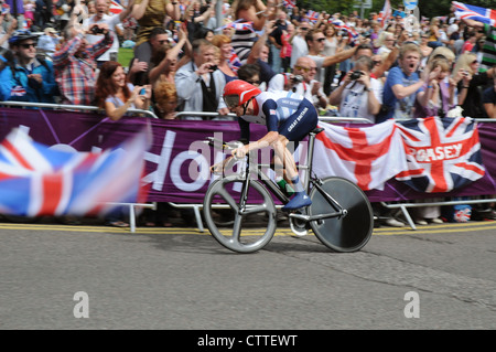 Bradley Wiggins Wiggo London Olympic Champion 2012 Foto Stock