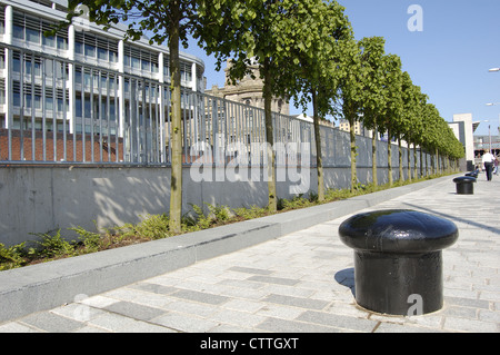 Lungomare di Atlantic Quay a Glasgow, Scozia Foto Stock