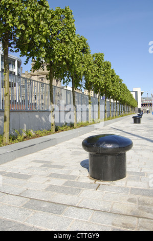 Lungomare di Atlantic Quay a Glasgow, Scozia Foto Stock