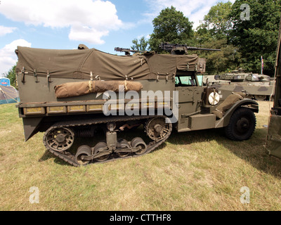 White semicingolato di Delta 7 814T, 38th veicolo della C company Foto Stock