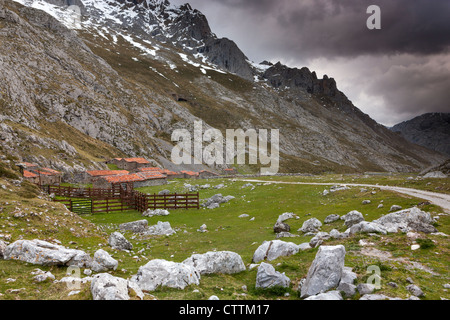 Vegas del Toro (o de Sotres), il Parco Nazionale di Picos de Europa, Sotres, Asturias, Spagna Foto Stock