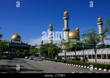 Jame'asr Hassanil Bolkiah moschea, Bandar Seri Begawan, Brunei, sud-est asiatico Foto Stock