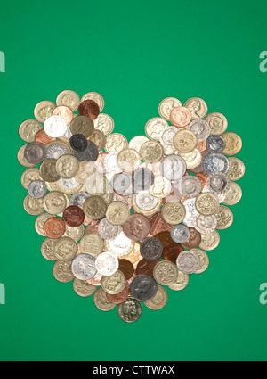 Amore del denaro Foto Stock