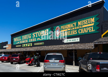 Il famoso Muro Drug Store in parete, Dakota del Sud, STATI UNITI D'AMERICA Foto Stock