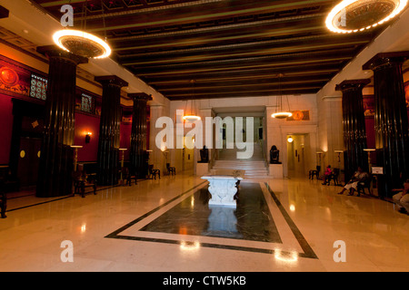 La Casa del tempio lobby - Rito Scozzese della massoneria edificio - Washington DC, Stati Uniti d'America Foto Stock