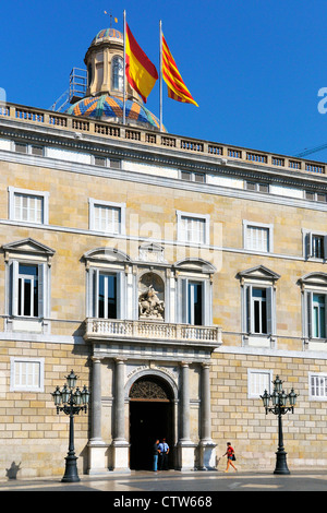 Palau de la Generalitat de Catalunya, Barcelona, Spagna. Foto Stock