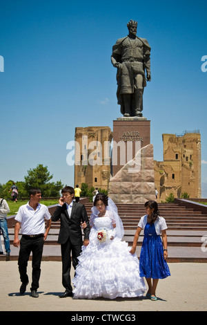 Uzbekistan Shakhrisabz, Wedding Foto Stock