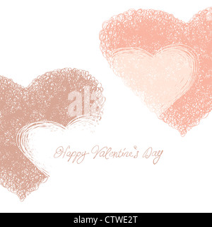 Happy Valentines Day card Foto Stock
