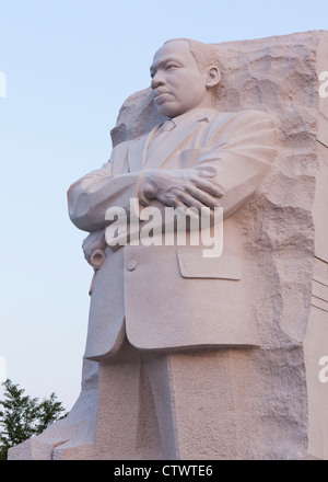 Martin Luther King Jr memorial closeup - Washington, DC Foto Stock