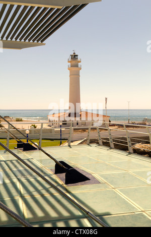 La nuova visualizzazione di balcone sul lungomare di Playa Ferrara Costa torrox Spagna Foto Stock