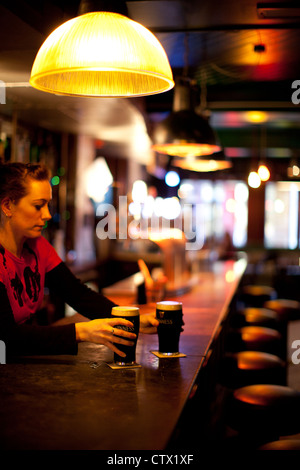 Il Grand social bar Dublino Irlanda Foto Stock