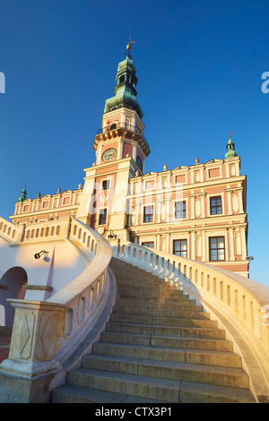 Zamosc, Municipio, Unesco, Polonia, Europa Foto Stock