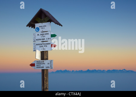 Babia Gora National Park, Polonia, Europa Foto Stock