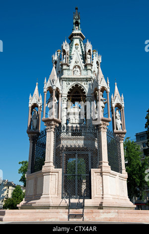 Monumento Brunswick, tomba di Carlo II, duca di Brunswick, Ginevra, Svizzera Foto Stock