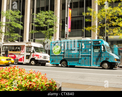 Il cibo gourmet camion, NYC Foto Stock