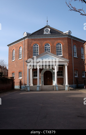 Ottagono Cappella unitaria, Norwich, Norfolk, Regno Unito Foto Stock