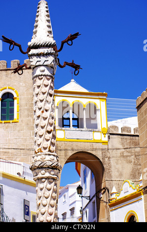 Gogna a Largo de Santa Clara, Elvas, Portogallo Foto Stock