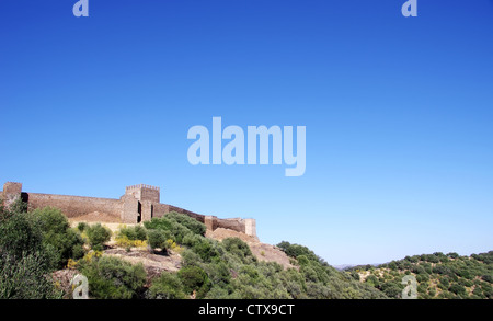 Castello di Noudar, Portogallo Foto Stock