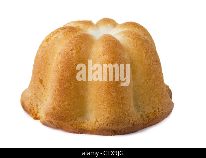 Torta di frutta fresca isolato su bianco Foto Stock