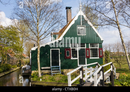 Zaanse Schans Parco e Museo Nazionale in North Holland, Paesi Bassi. Foto Stock