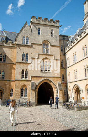 Cortile al Balliol College di Oxford, Oxfordshire, England, Regno Unito Foto Stock