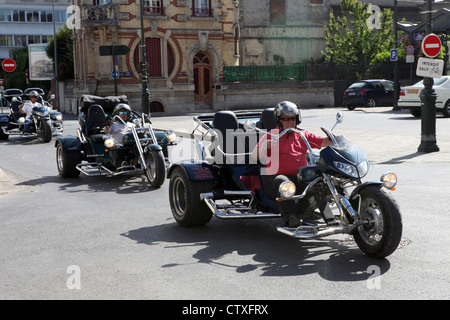 Motociclisti in Francia Foto Stock