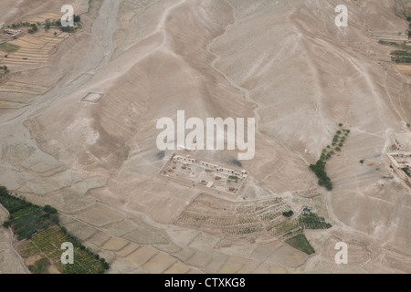 Vista aerea tra Kabul e kunduz. Foto Stock