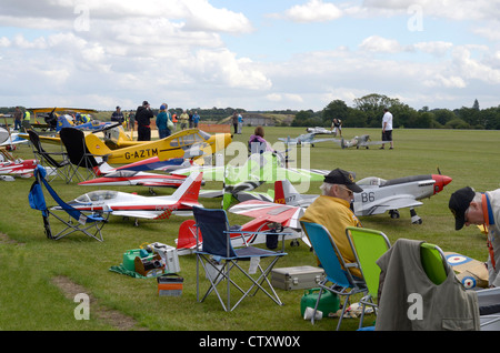 Grande Scala di volo aereo modello SHOW. RAF Cosford nello Shropshire, In Inghilterra. Regno Unito Foto Stock