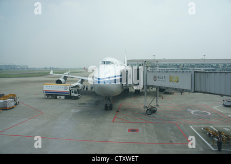 Boeing 747-400 della Air China Foto Stock