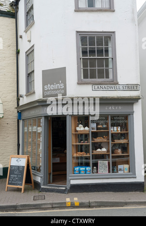 Rick Steins pasticceria nella strada Lanadwell Padstow North Cornwall Regno Unito Foto Stock