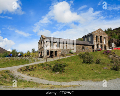 Sygun miniera di rame di Welsh attrazione turistica Centro Visitatori nel Parco Nazionale di Snowdonia vicino Beddgelert, Gwynedd, Galles del Nord, Regno Unito Foto Stock