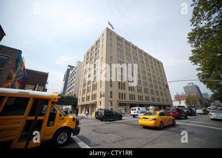 I nuovi viali privati scuola nel quartiere di Chelsea di New York Foto Stock