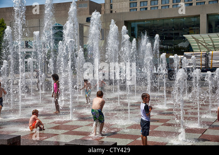 Crown Center di Kansas City, MO Foto Stock